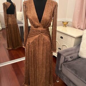 Gianni Bini Bronze Maxi Dress